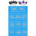 2014 fashionable paper printing nail sticker